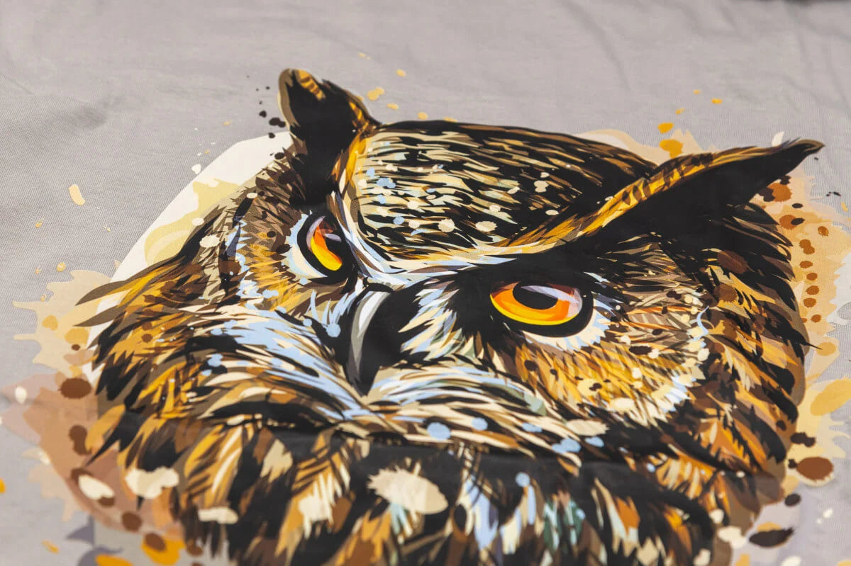 1. Garments  Yes, tees. But we say this first to make sure you cover all the basics. Of course, tees! That includes garment blends, like 50/50s, tri-bends, and 100-percent poly tees. With this, of course, comes garments in any color. You aren't held back and limited to printing on only white with DTF technology. Black garments, bright colors, heather colors, bring it! [Images and text courtesy of DTF Superstore.]