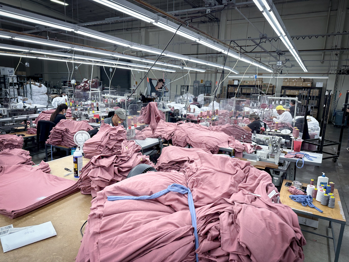 Some sewing is completed in the US, however the majority is done in Central America, with 7300-plus employees.