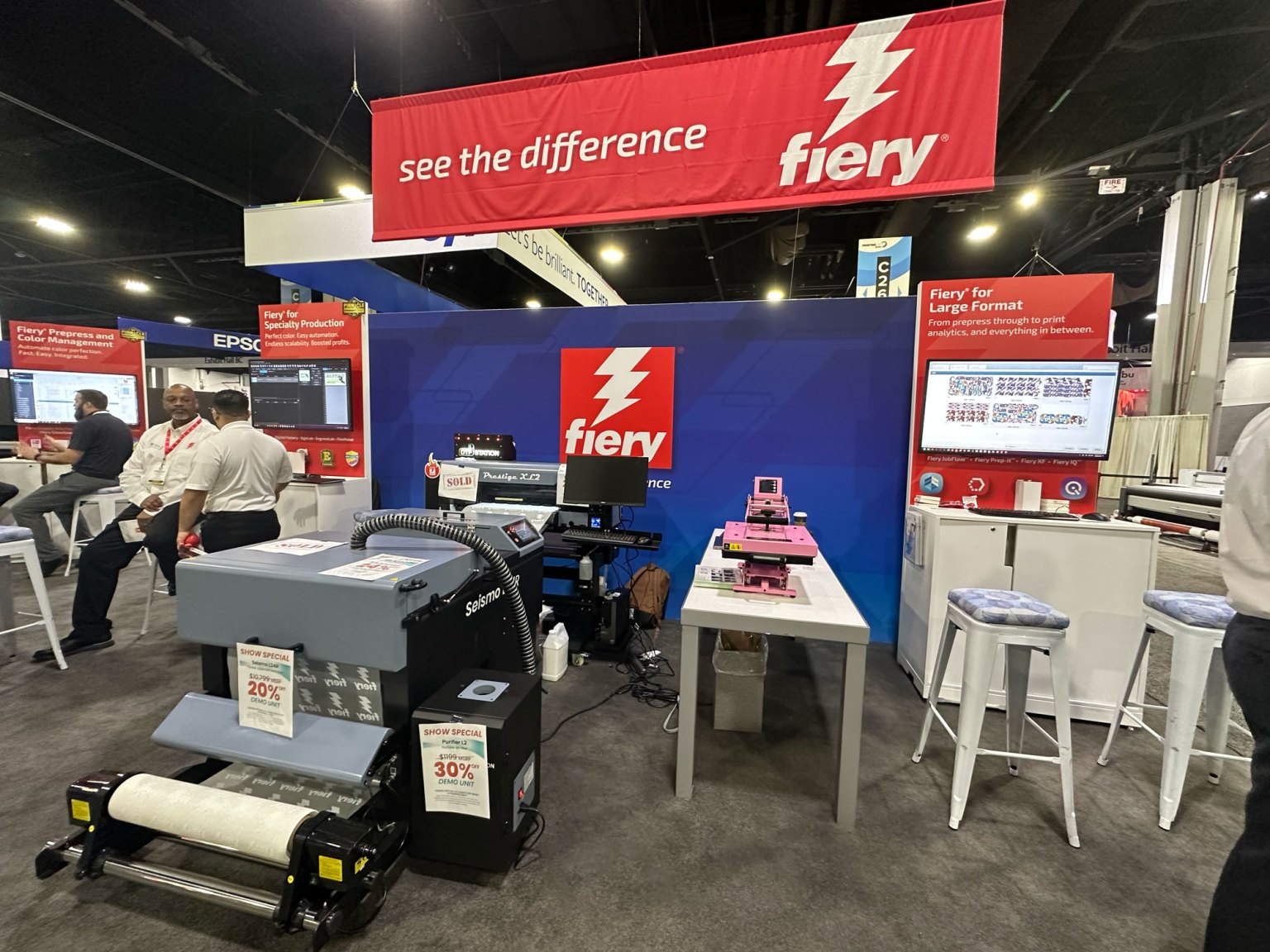 Fiery Production Solutions’s most recent DTF-related software is Digital Factory v11.1 Direct-to-Film Edition. Its features include unique white ink handling, single pass highlight white and underbase ink capability, knock-out tools for automatic black, white, or color removal from designs, auto nesting of jobs, barcode support, roll-mode support without the need for additional hardware or software, and more. Read about it here.