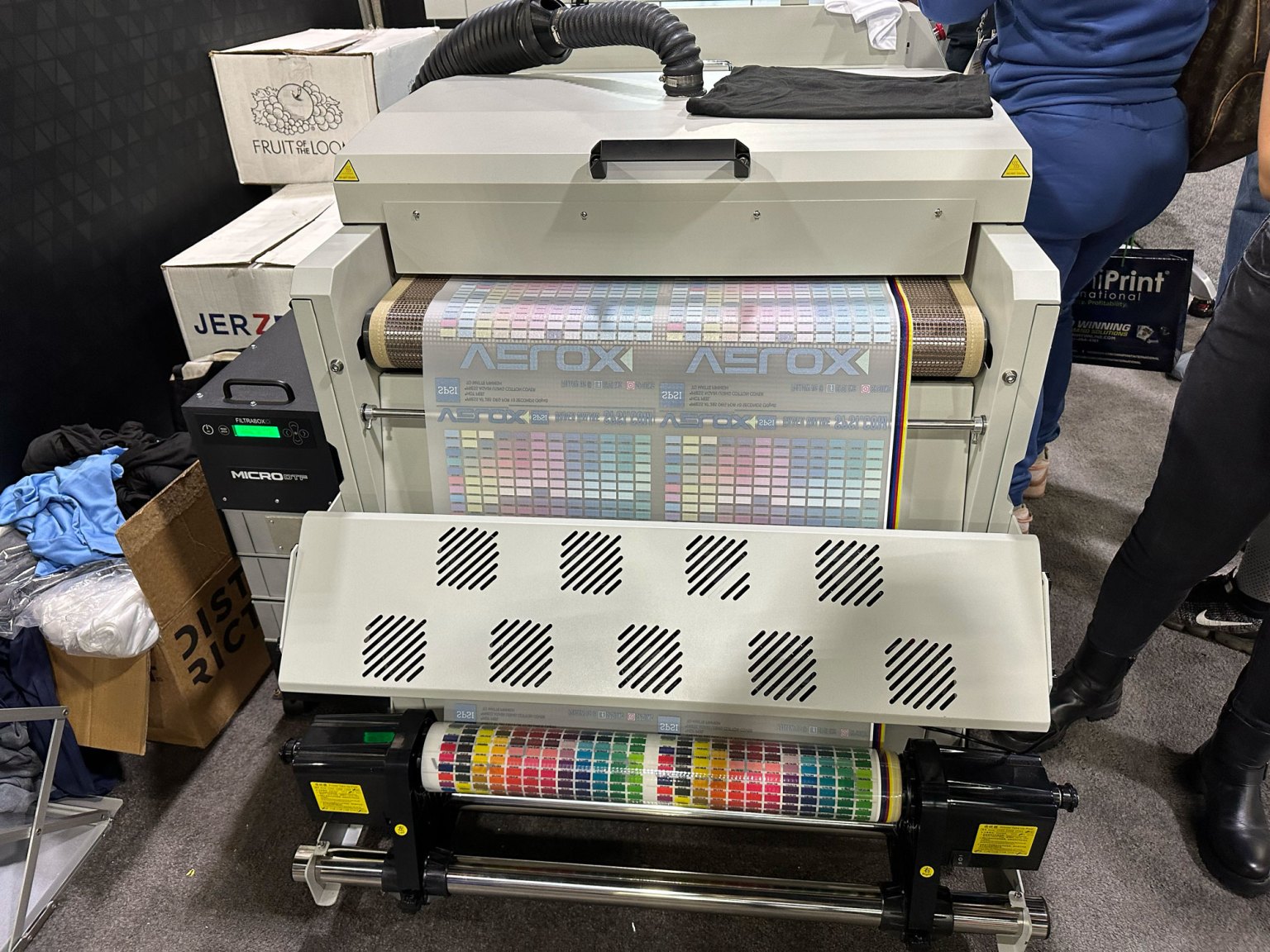 “The Velox DTF System is a Chinese-made printer and dryer set up, we just have a support team built around it with technicians who know how to print,” said Steve Southard, director of marketing, SPSI.