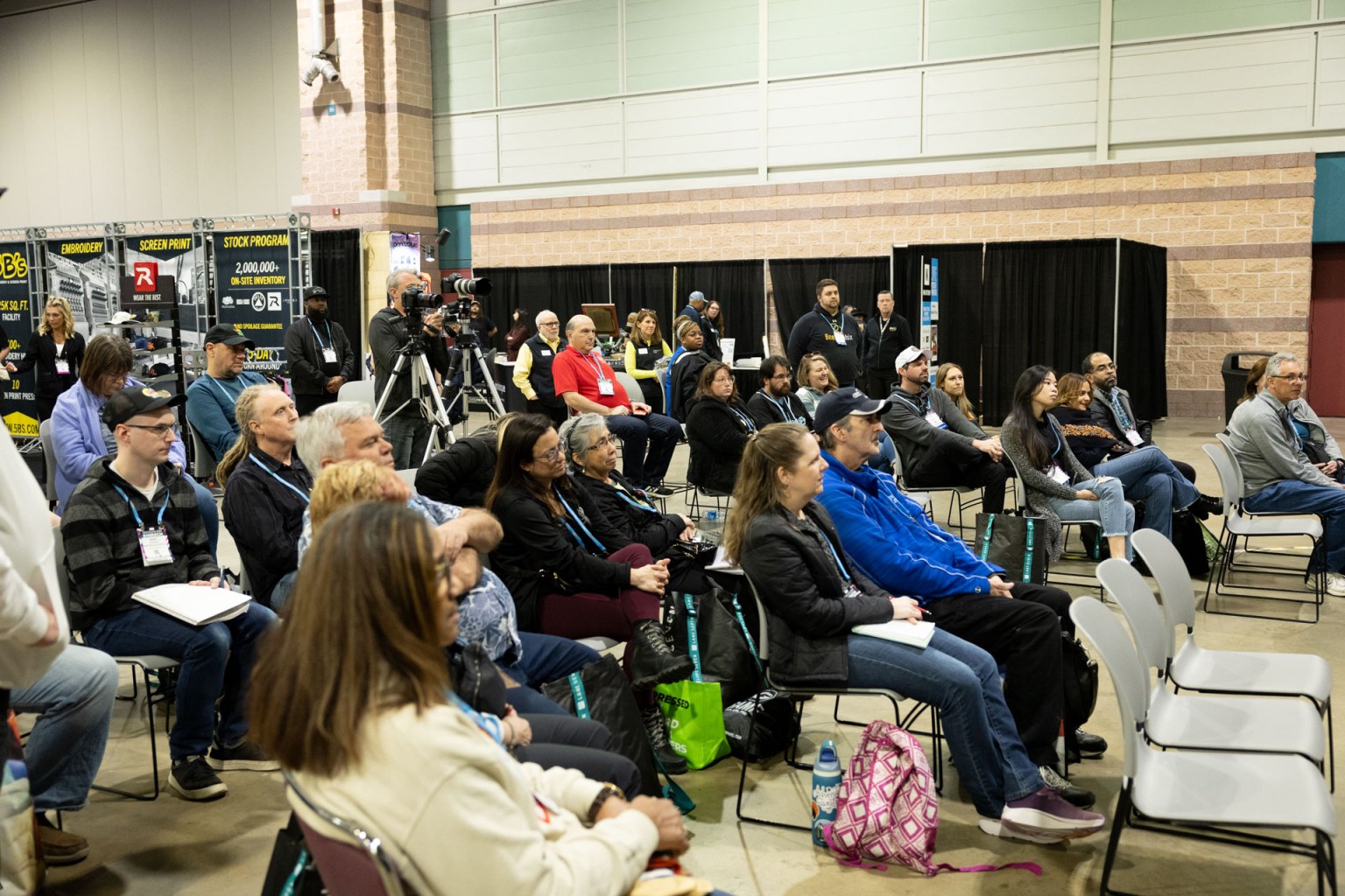 Shop Talk, hosted by Ink Kitchen, led short sessions on the expo floor on various industry related topics. Every Shop Talk is “brief, on point, and delivered by the best and brightest that do this work every day, sharing their expertise and their vision,” according to the company.