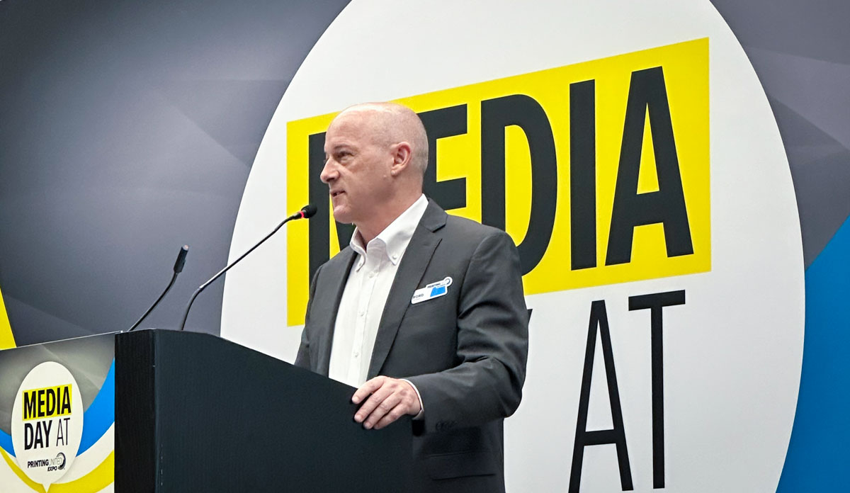 Ford Bowers, CEO of Printing United Alliance, shared results from a recent survey. Sixty eight percent of 600 State of the Industry panel members have diversified beyond their primary print segment.