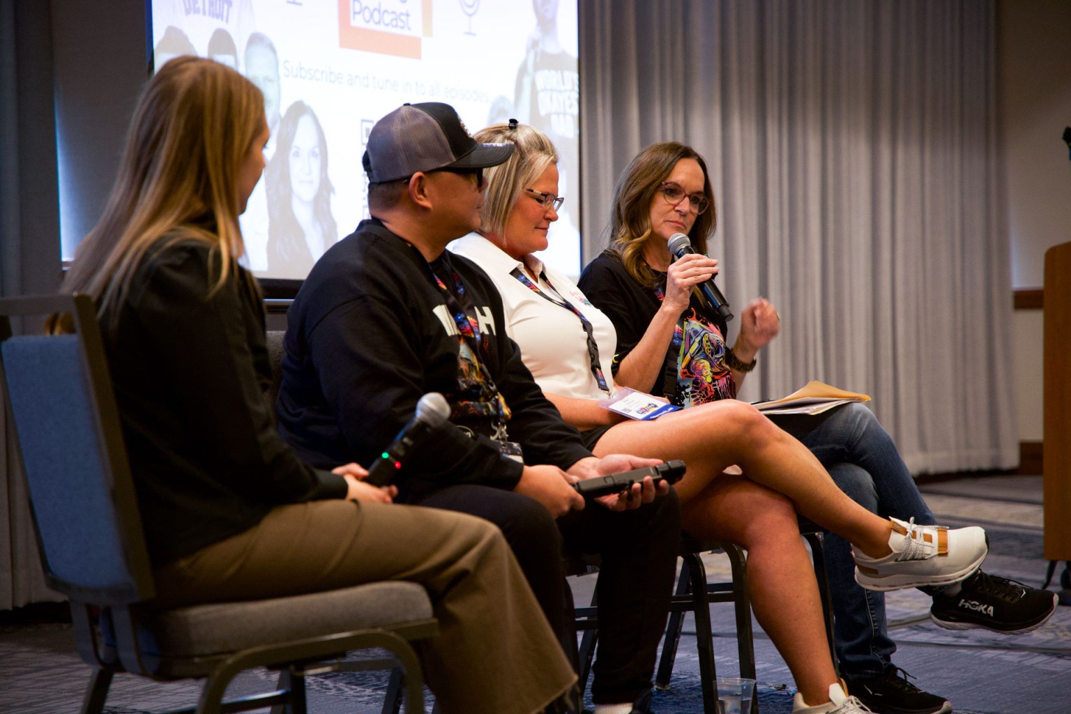 Adrienne Palmer interviewed former guests of the DTF Printing Podcast: Jerald Jolito of Merch Studio, Kim Johnson of Paisley Jo Designs, and Denise Bayer of DB Custom Creations.
