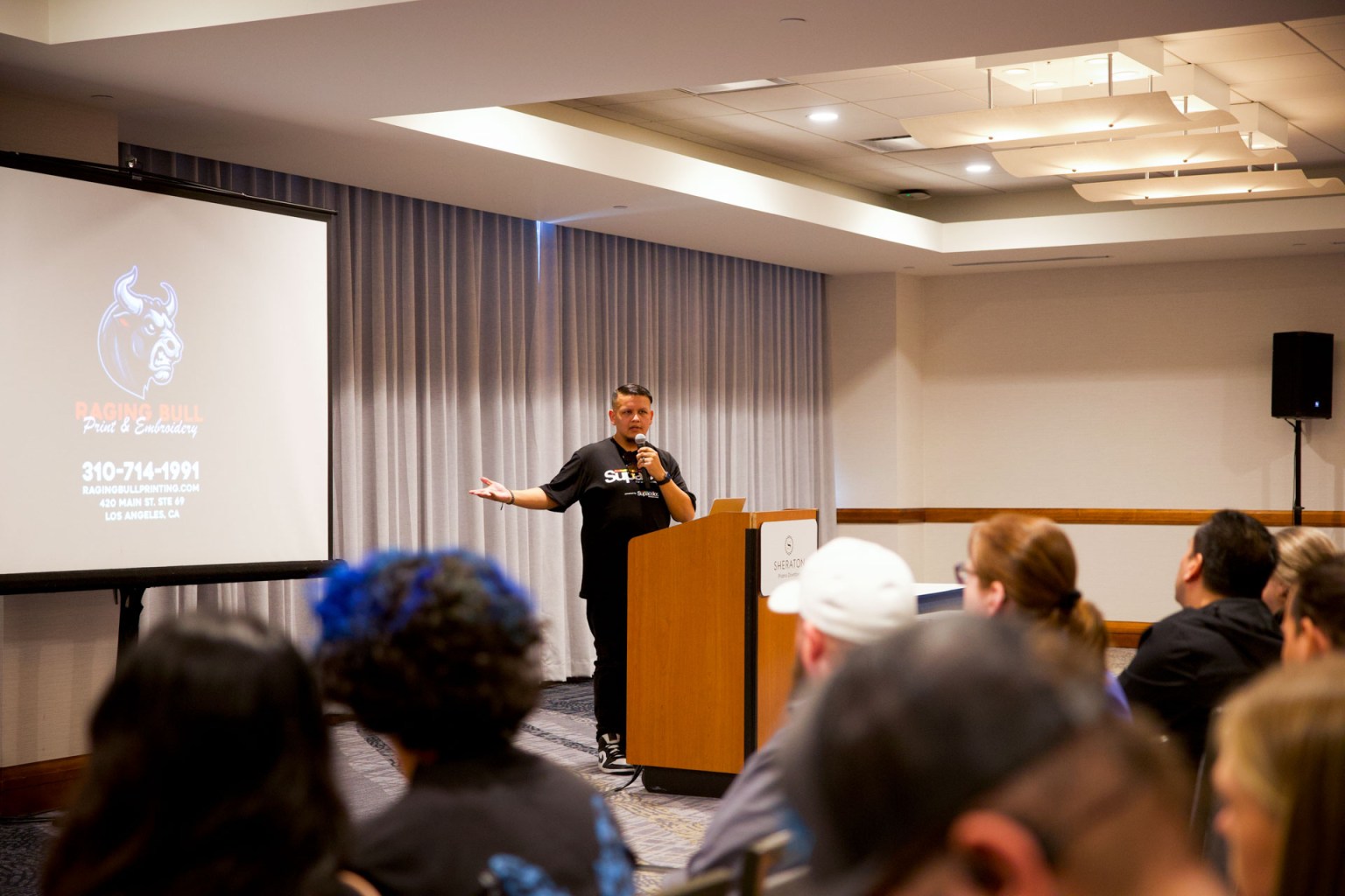 Sergio Ramirez shared how to create effective video content for DTF businesses. “Three to five seconds. That’s how long you have to catch your viewers attention before your content is part of the doom scroll,” he said.