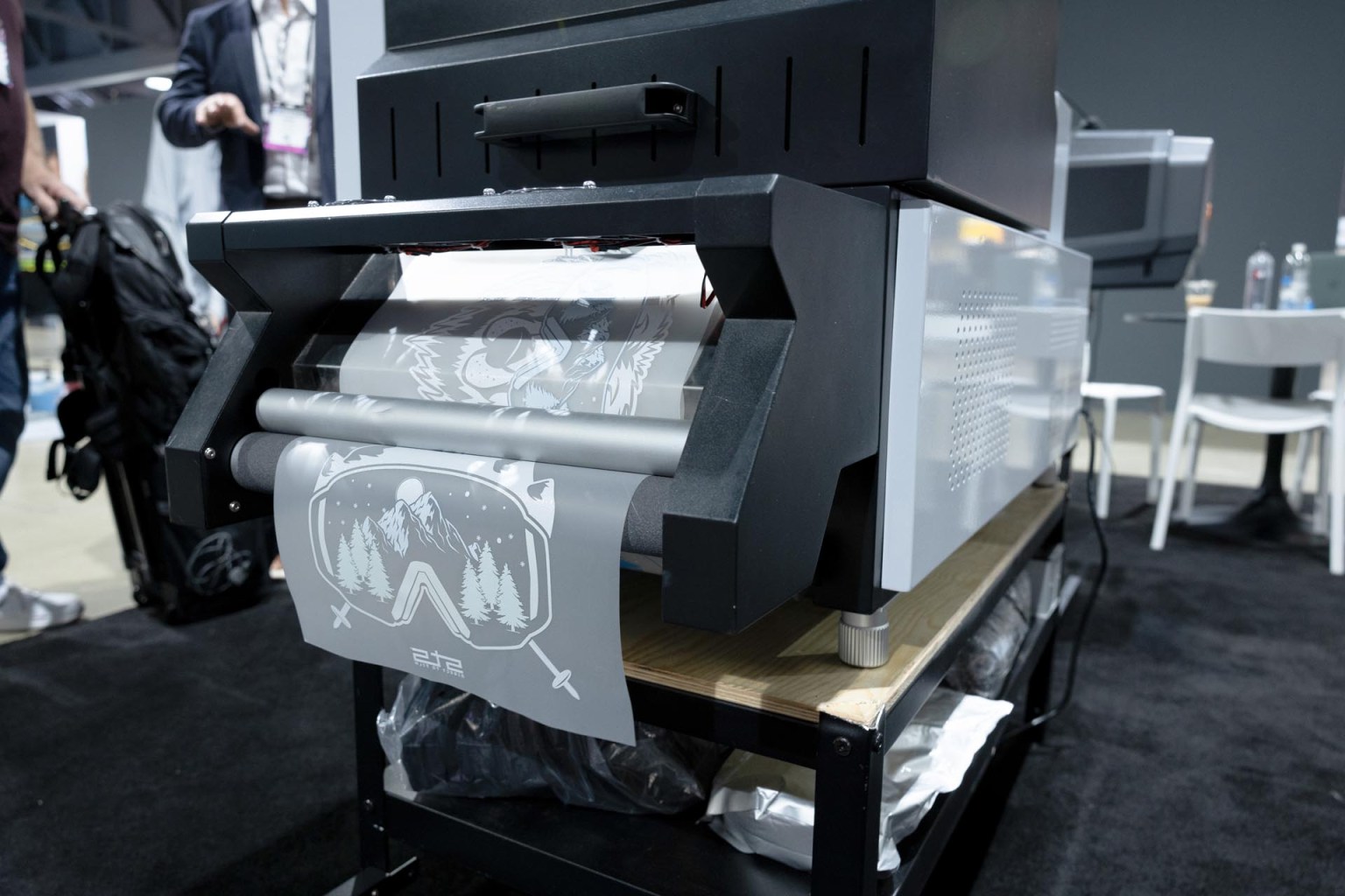 STS Inks offers an array of DTF printers. At Impressions Expo Long Beach, Keypoint Intelligence presented the company with a Buyers Lab 2024 Pick Award for the STS XPJ-1682D (Outstanding High-Volume Roll-to-Roll DTF Printer 60cm and Over).