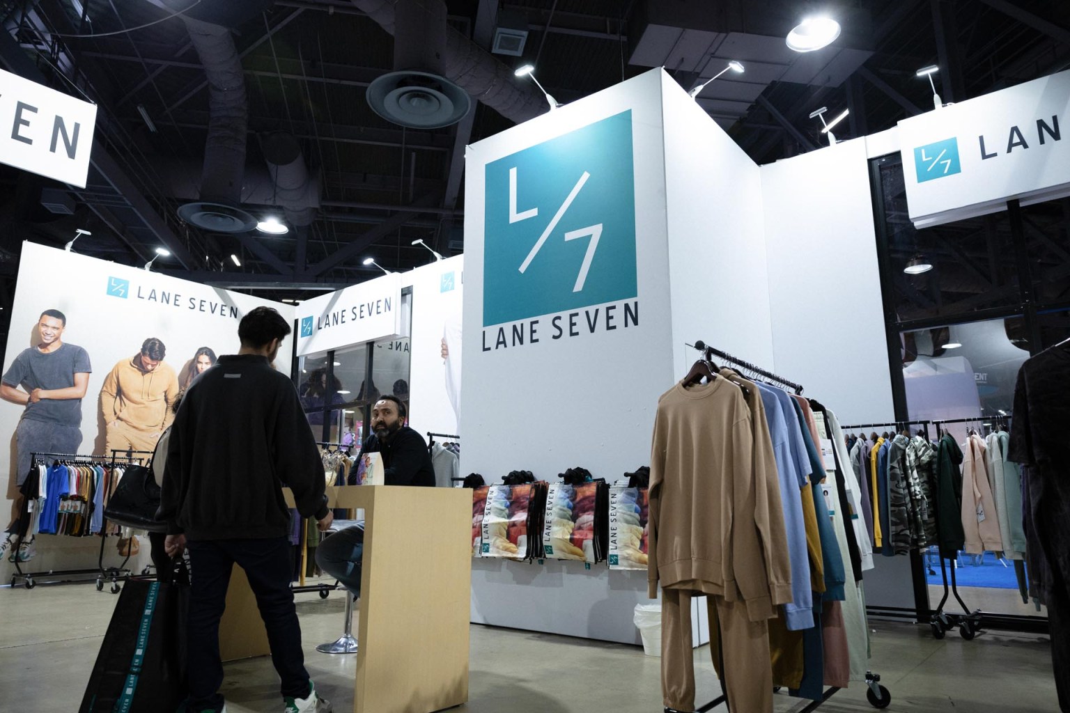 Lane Seven’s booth at Impressions Expo Long Beach was packed all day long.
