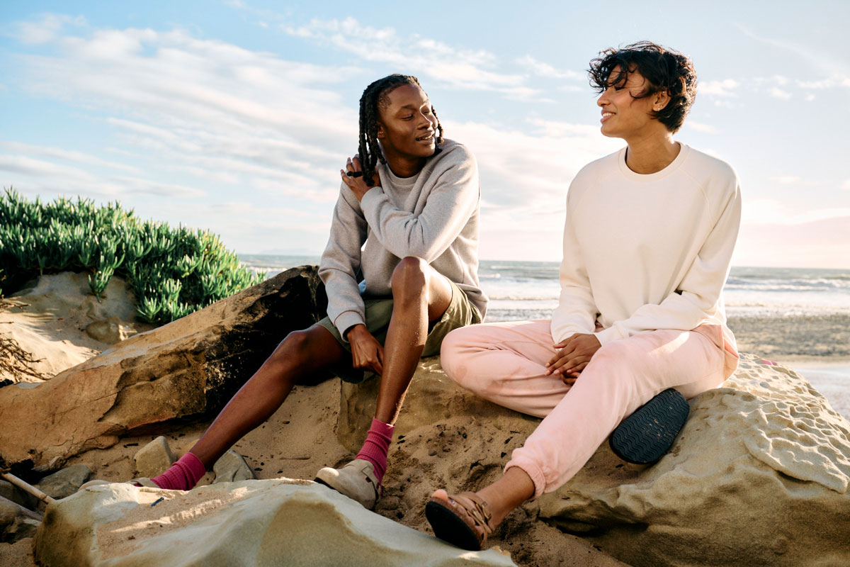 Allmade Unisex Organic CVC Fleece Crewneck Sweatshirt