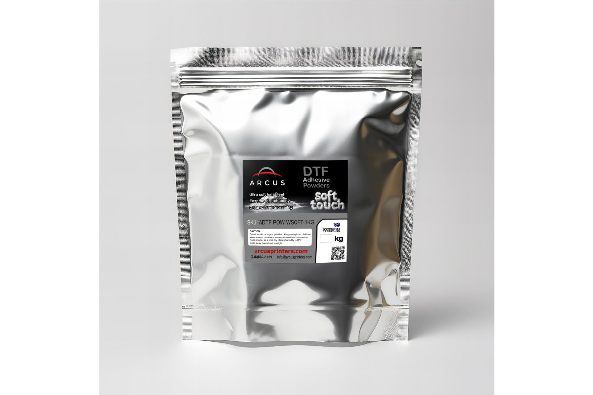 Arcus Printers Direct-to-Film Soft Touch Powder