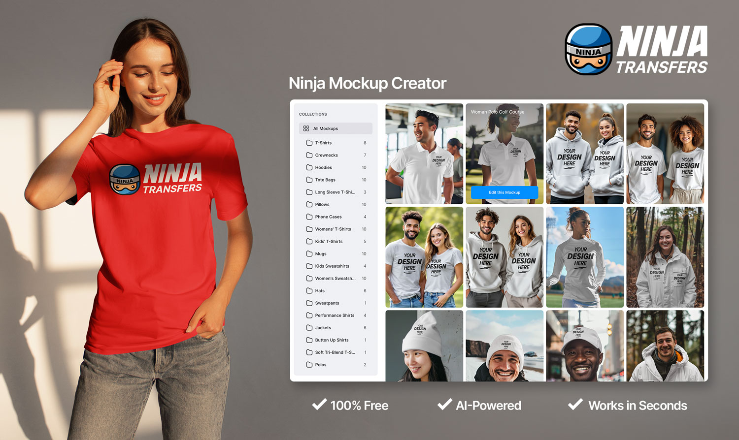 Ninja Transfers Adds Online Mockup Creator