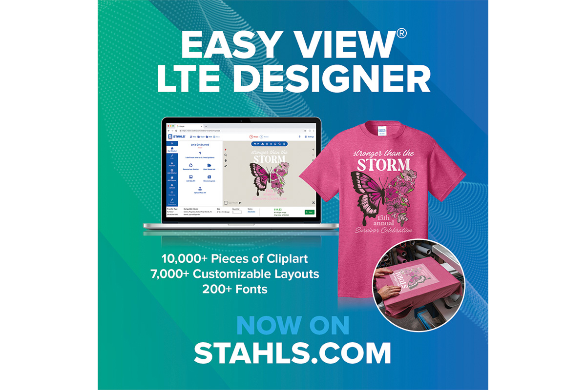 Stahls’ Launches Easy View LTE Online Designer