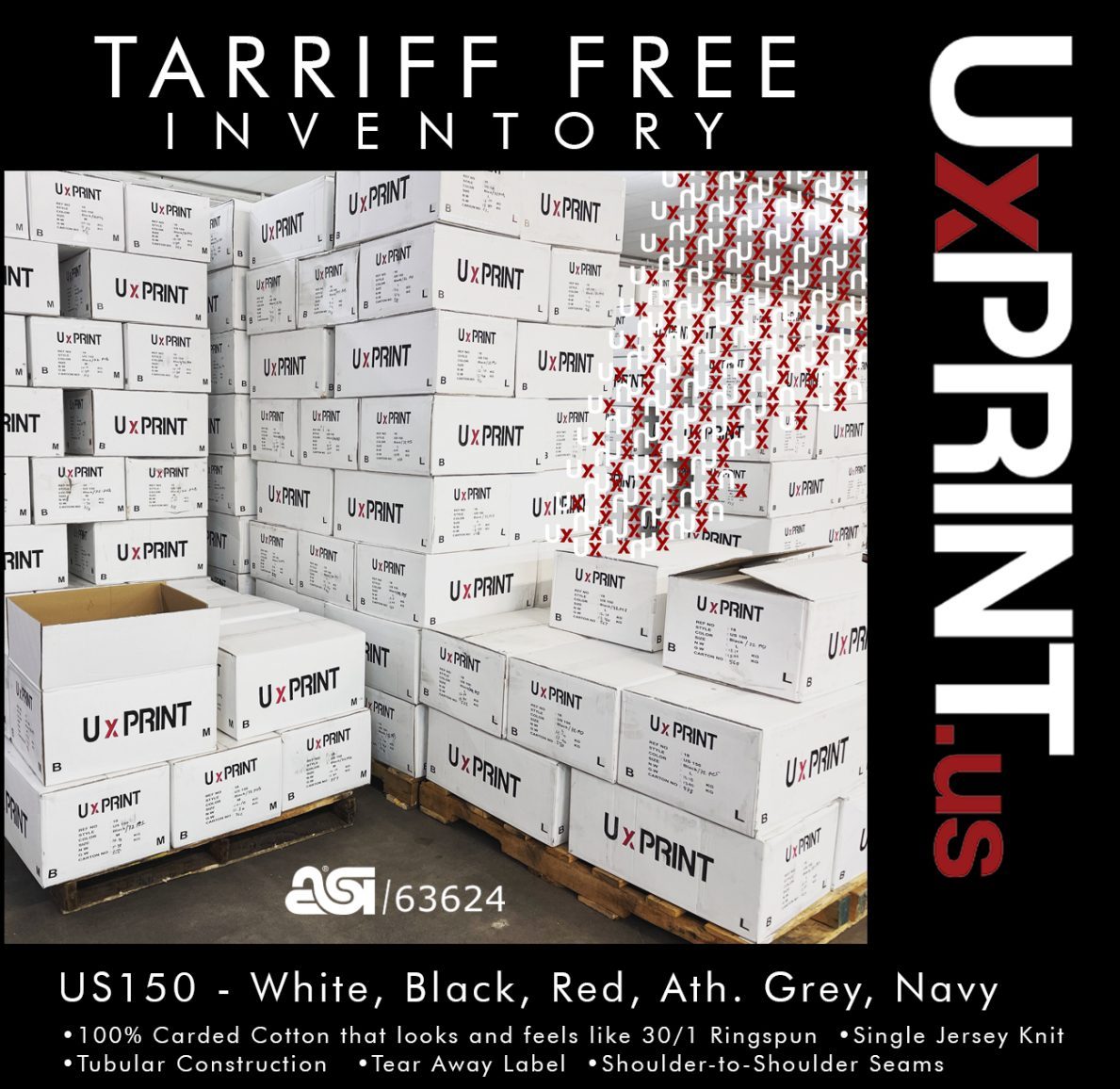 UxPrint Apparel Offers Free Shipping