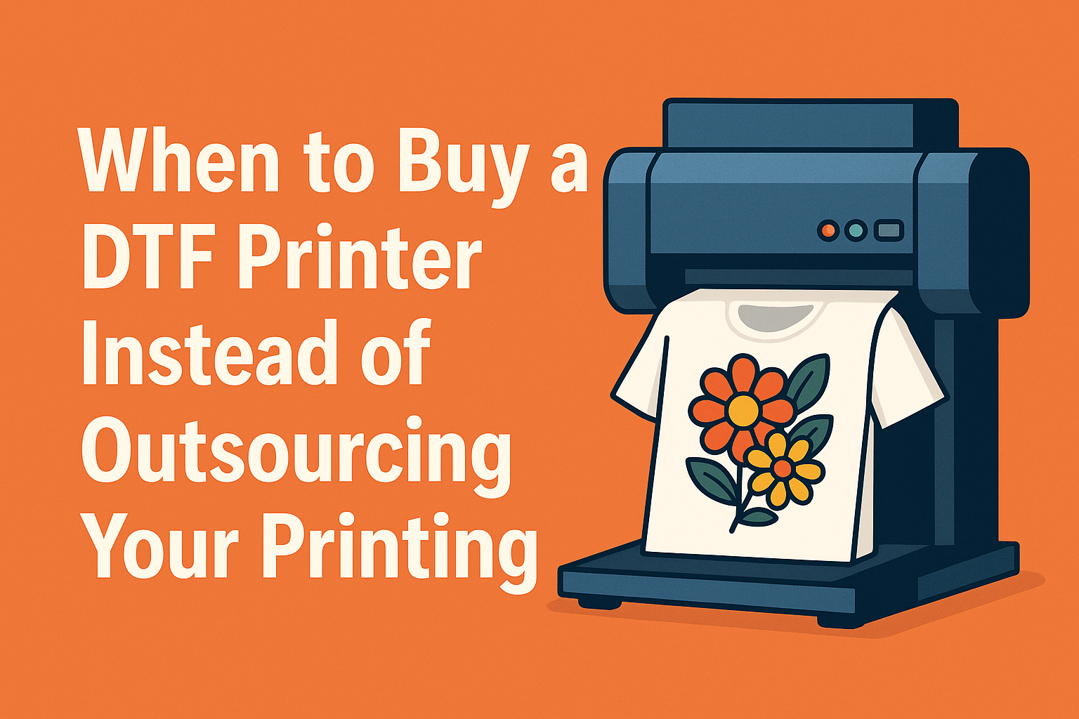 When to Buy a DTF Printer Instead of Outsourcing Your Printing