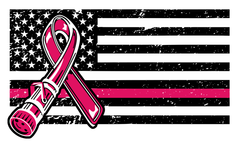 Danniford Deschine Breast Cancer Awareness Distressed flag w Pink Ribbon 2024 POCKET 768x480